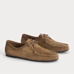 Everlane Day Leather Lace-Up Shoe in Farro